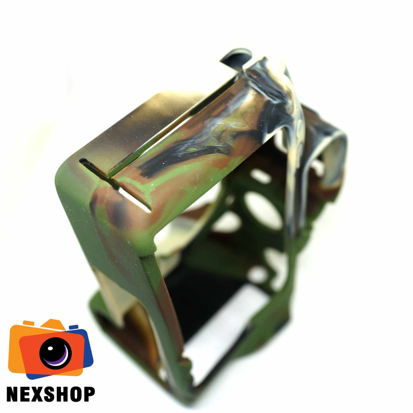 Bao Silicon Sony A7iii - A7Riii | Camo | Nhập khẩu | Chính hãng - mặt sau và phụ kiện đi kèm