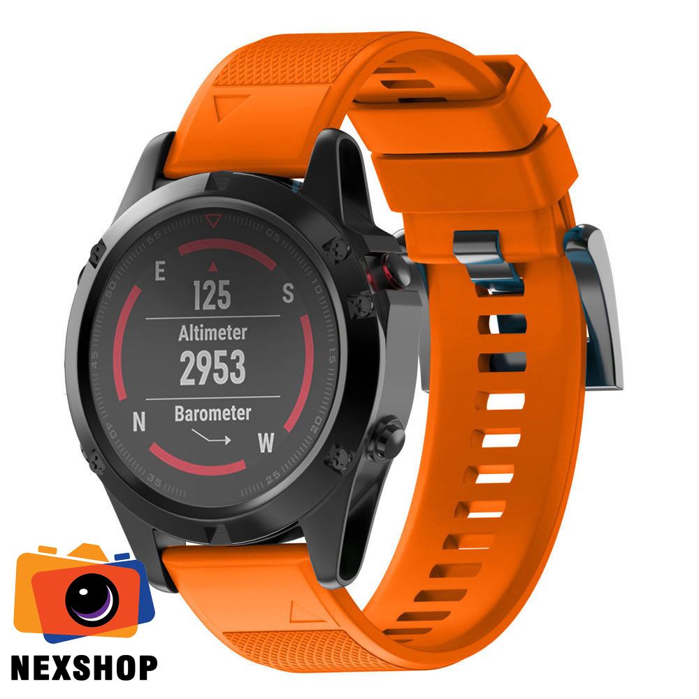 Dây đeo Fenix 5 màu cam 22mm | Chính hãng - cấu hình hộp sạc