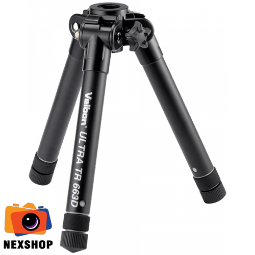 Chân máy ảnh VELBON Ultra 663D | Chính hãng - mặt sau và phụ kiện đi kèm