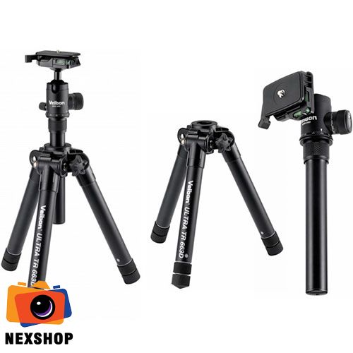 Chân máy ảnh VELBON Ultra 663D | Chính hãng - cấu hình hộp sạc