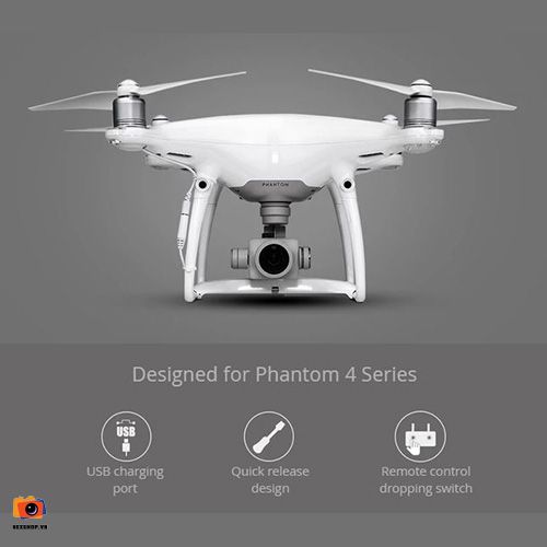 Hệ thống vận chuyển hàng hóa Phantom 4 | Nhập khẩu chính hãng - cấu hình hộp sạc