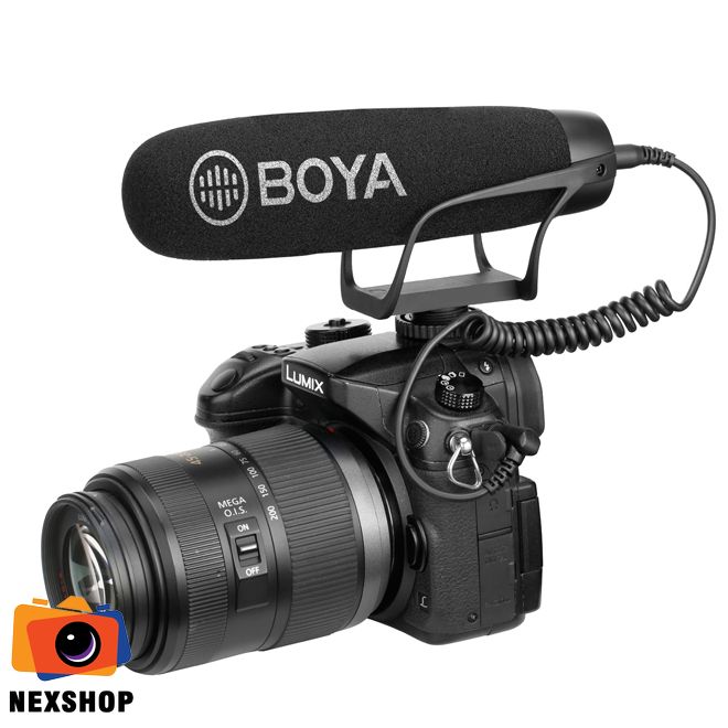 Mic thu âm máy ảnh Boya BY-BM2021 | Chính hãng - khả năng kết nối thiết bị