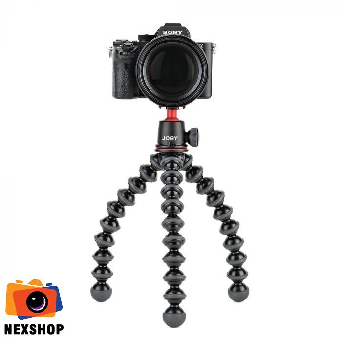 Chân máy uốn cong Joby Gorillapod 3K kèm BallHead 3K | Màu đen | Chính hãng