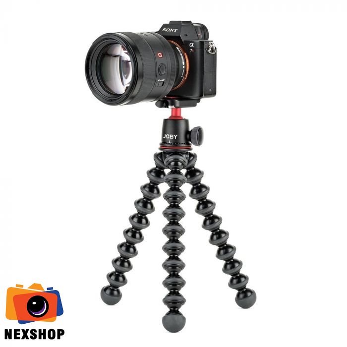 Chân máy uốn cong Joby Gorillapod 3K kèm BallHead 3K | Màu đen | Chính hãng