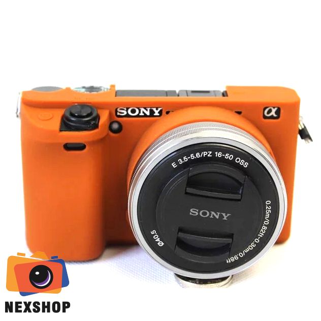 Bao Silicon Sony A6000/A6300 Nâu Nhạt | Nhập Khẩu Chính Hãng - cấu hình hộp sạc