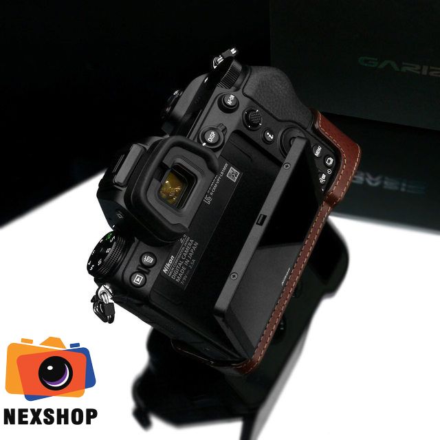 Bao da Gariz Nikon Z6/7 Nâu đậm | Nhập khẩu | Chính hãng - cấu hình hộp sạc