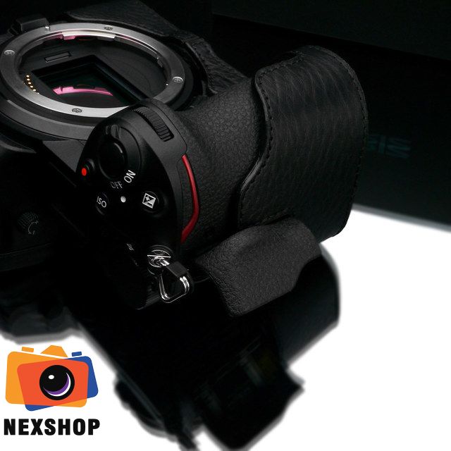 Bao da Gariz Nikon Z6/7 | Màu đen | Chính hãng - mặt sau và phụ kiện đi kèm
