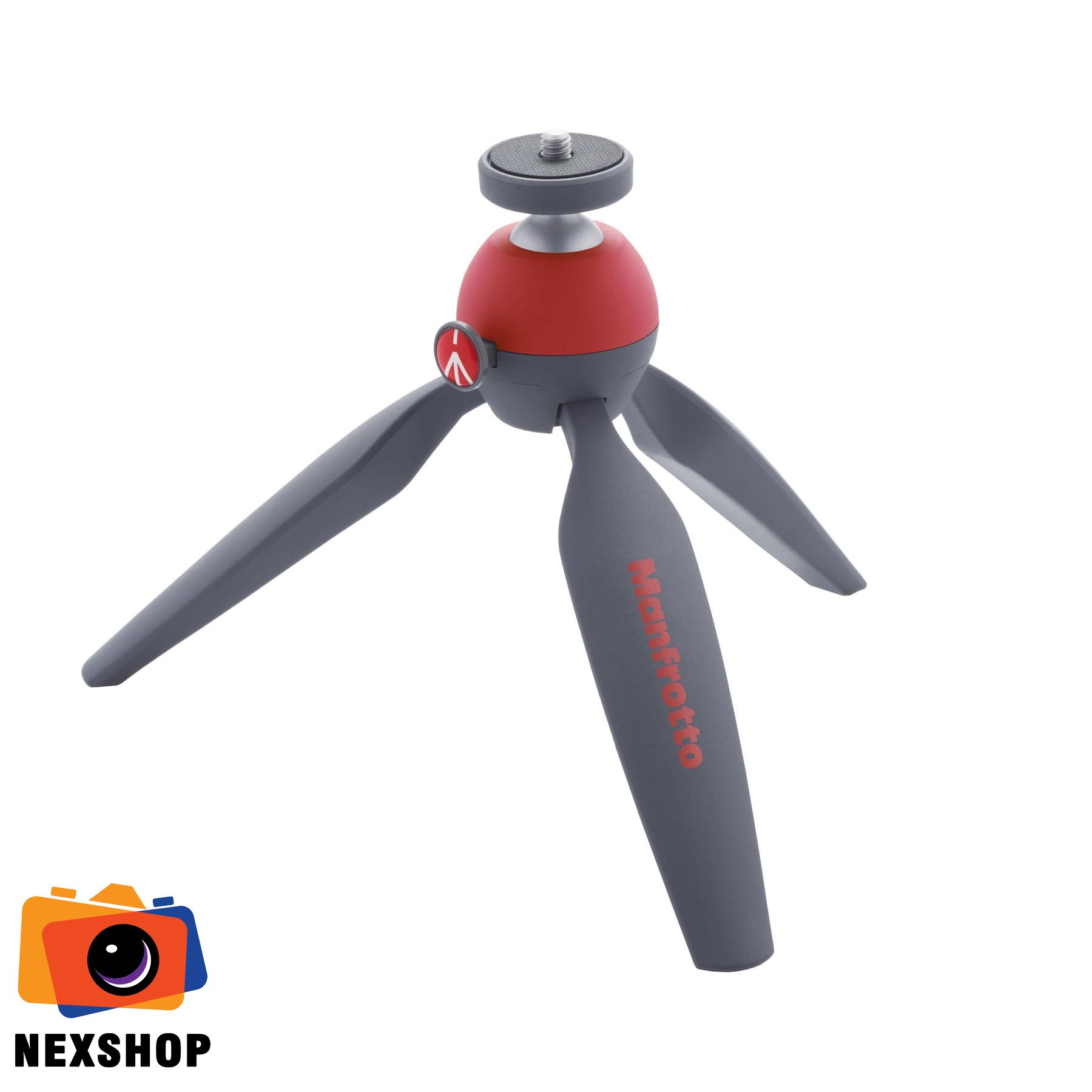 Chân máy mini Manfrotto Pixi | Đen-đỏ | Chính hãng - thiết kế và phụ kiện