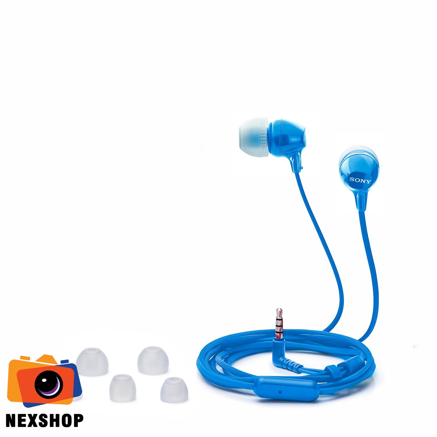 Tai nghe In-ear MDR-EX15AP | Xanh Dương | Chính hãng