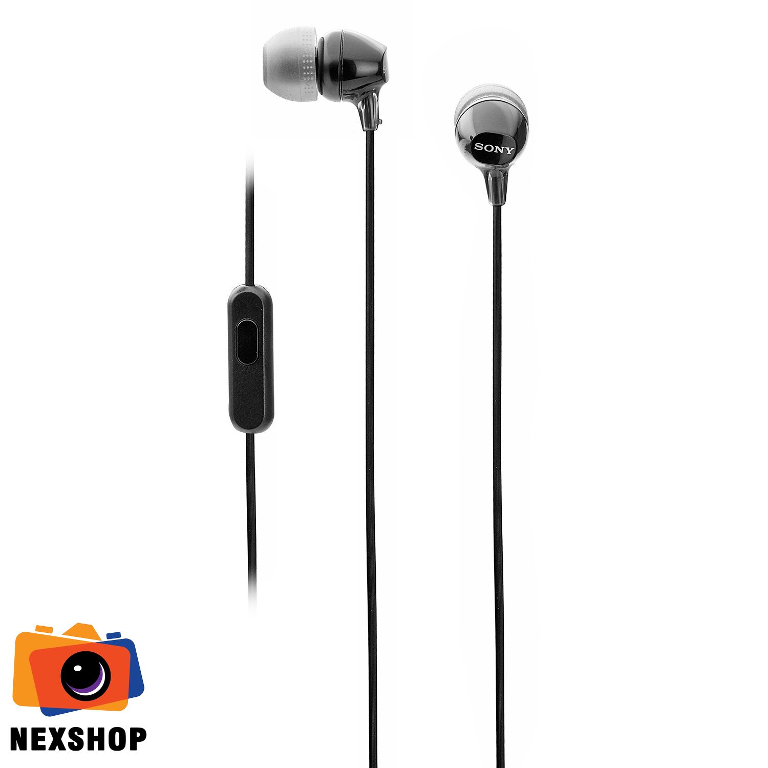 Tai nghe In-ear MDR-EX15AP | Đen | Chính hãng Sony - khả năng kết nối thiết bị