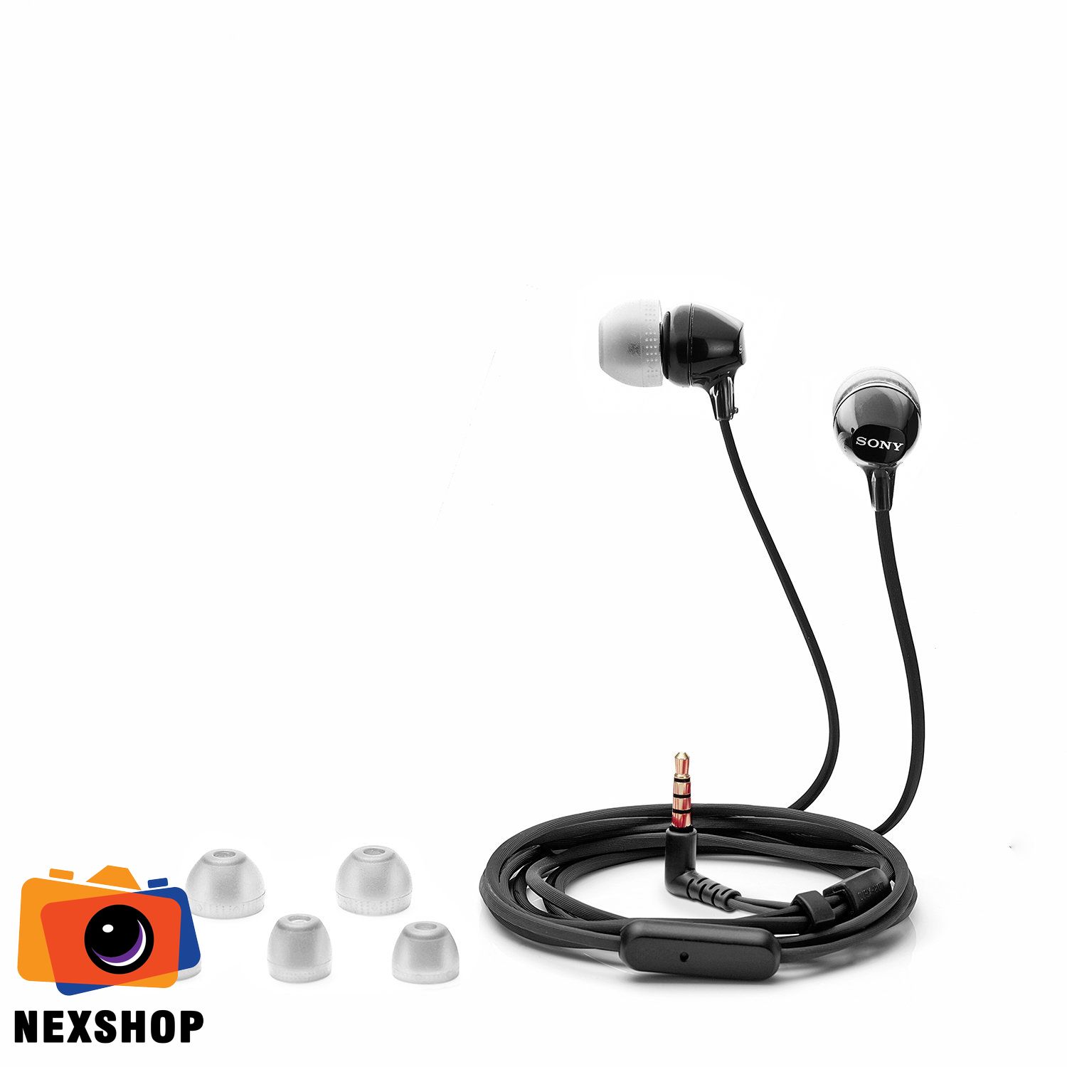 Tai nghe In-ear MDR-EX15AP | Đen | Chính hãng