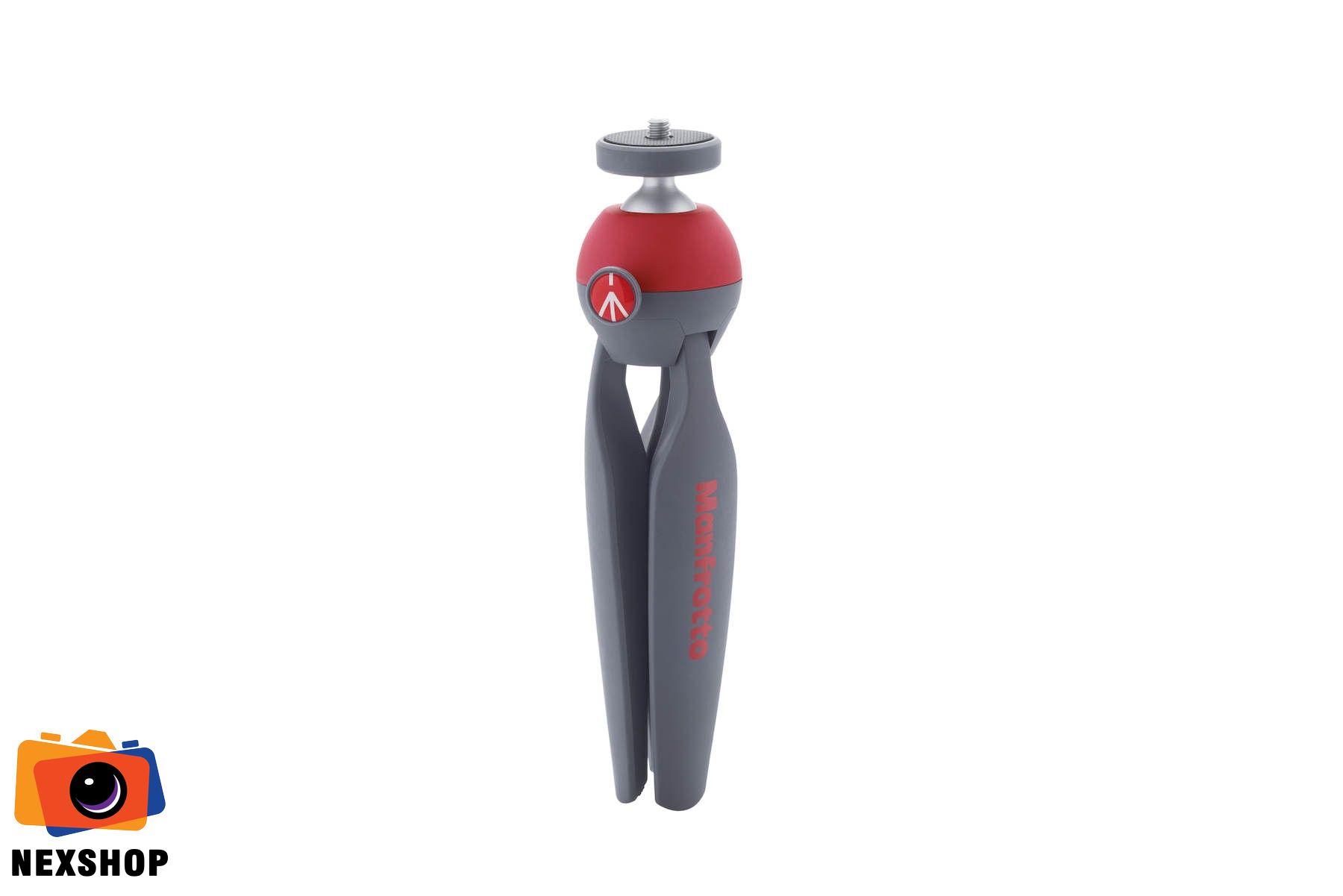 Chân máy mini Manfrotto Pixi | Đen-đỏ | Chính hãng - cấu hình hộp sạc