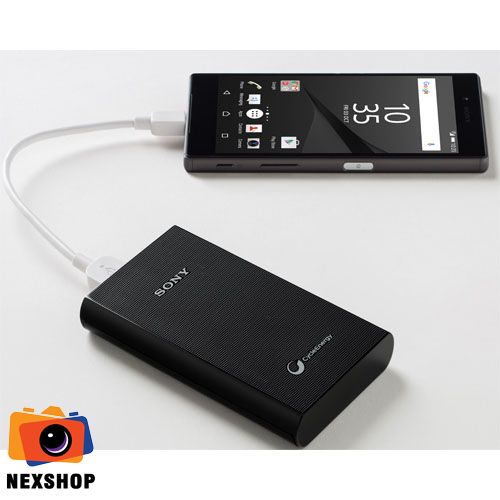 Pin Dự Phòng Sony E6 5800 mAh | Đen | Chính Hãng - khả năng kết nối thiết bị