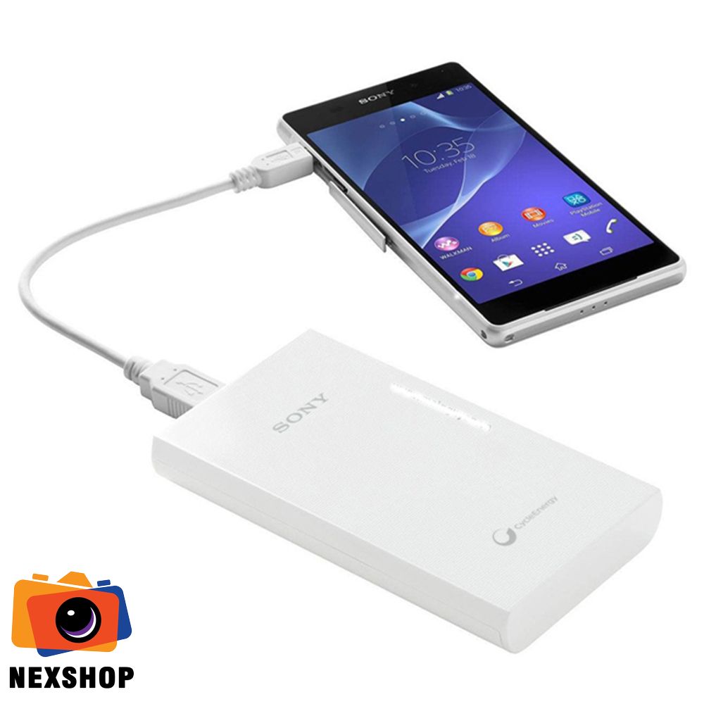 Pin dự phòng Sony E6 - 5800 mAh | Trắng | Hàng chính hãng