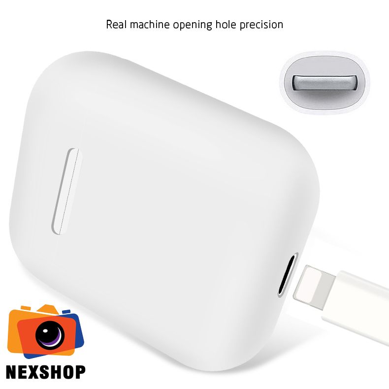 Bảo vệ Silicon cho AirPods | Màu Đỏ | Chính hãng | nexshop.vn - cấu hình hộp sạc