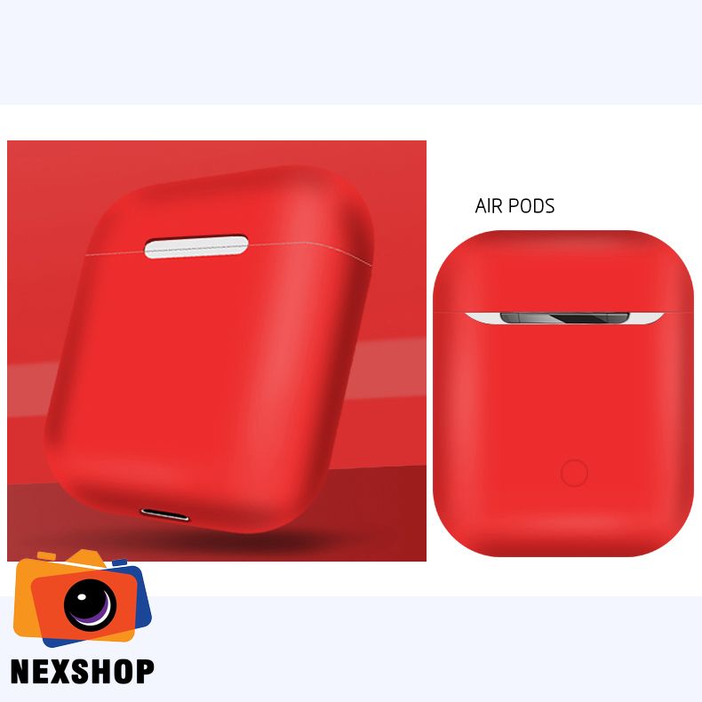 Bảo vệ Silicon cho AirPods | Màu Đỏ | Chính hãng | nexshop.vn - thiết kế và phụ kiện