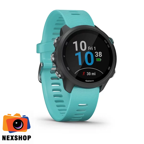 Đồng hồ sức khỏe Garmin Forerunner 245 Music Black/Aqua Chính hãng