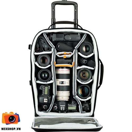 Vali Lowepro Photo Stream RL 150 | Chuyên dụng cho máy ảnh DSLR | - mặt sau và phụ kiện đi kèm