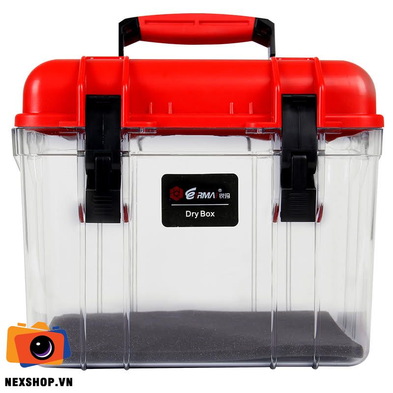 Hộp chống ẩm Eirmai ER R15 | Màu đỏ | Nhập khẩu | Chính hãng - cấu hình hộp sạc