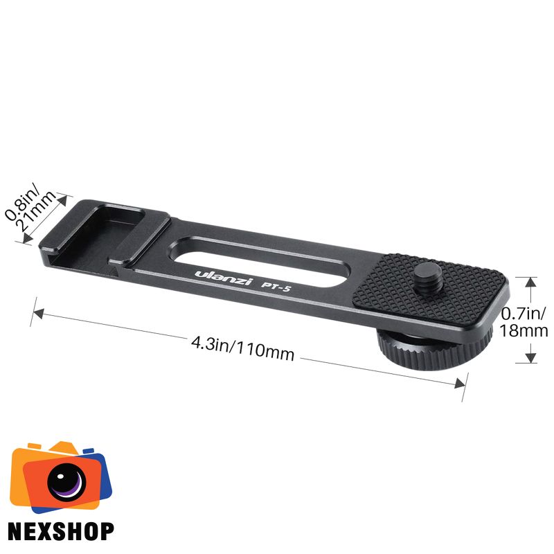 Đế Ulanzi Gắn Microphone Kéo Dài | Chính Hãng - cấu hình hộp sạc