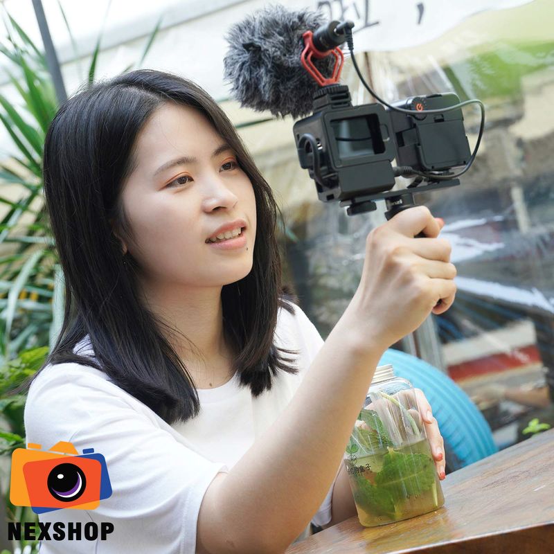 Ngàm mở rộng Ulanzi hỗ trợ MIC rời & Adapter GoPro Hero | Chính h - mặt sau và phụ kiện đi kèm