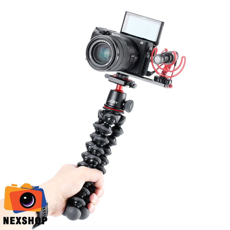 Đế Ulanzi Gắn Microphone Kéo Dài | Chính Hãng - mặt sau và phụ kiện đi kèm