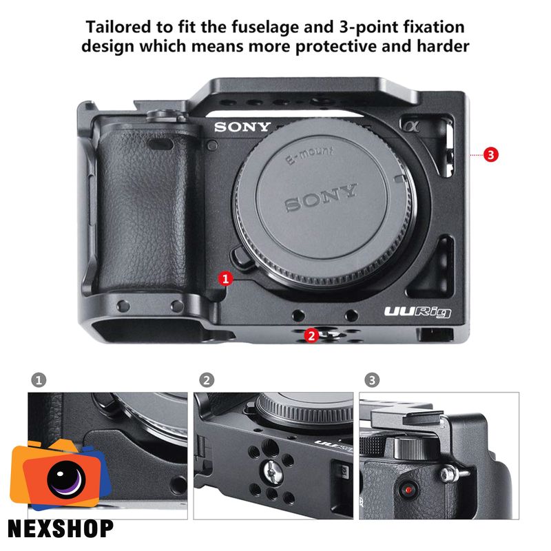 Ngàm gắn phụ kiện Ulanzi Sony A6400 | Nhập khẩu