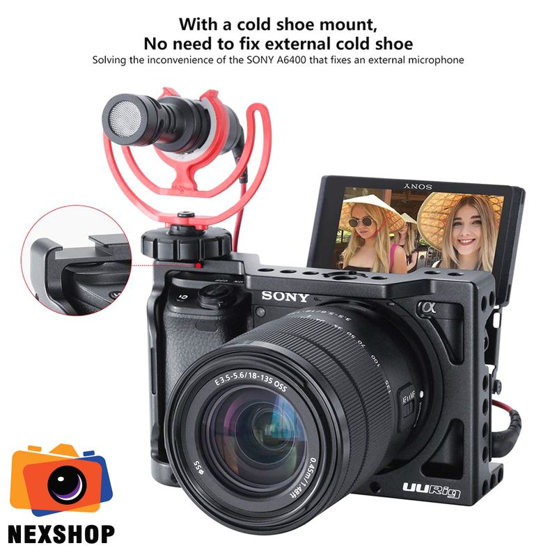 Ngàm gắn phụ kiện Ulanzi Sony A6400 | Chính hãng - khả năng kết nối thiết bị