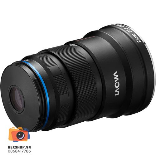 Ống kính Laowa 25mm f/2.8 Ultra Macro 5X | Chính hãng - mặt sau và phụ kiện đi kèm