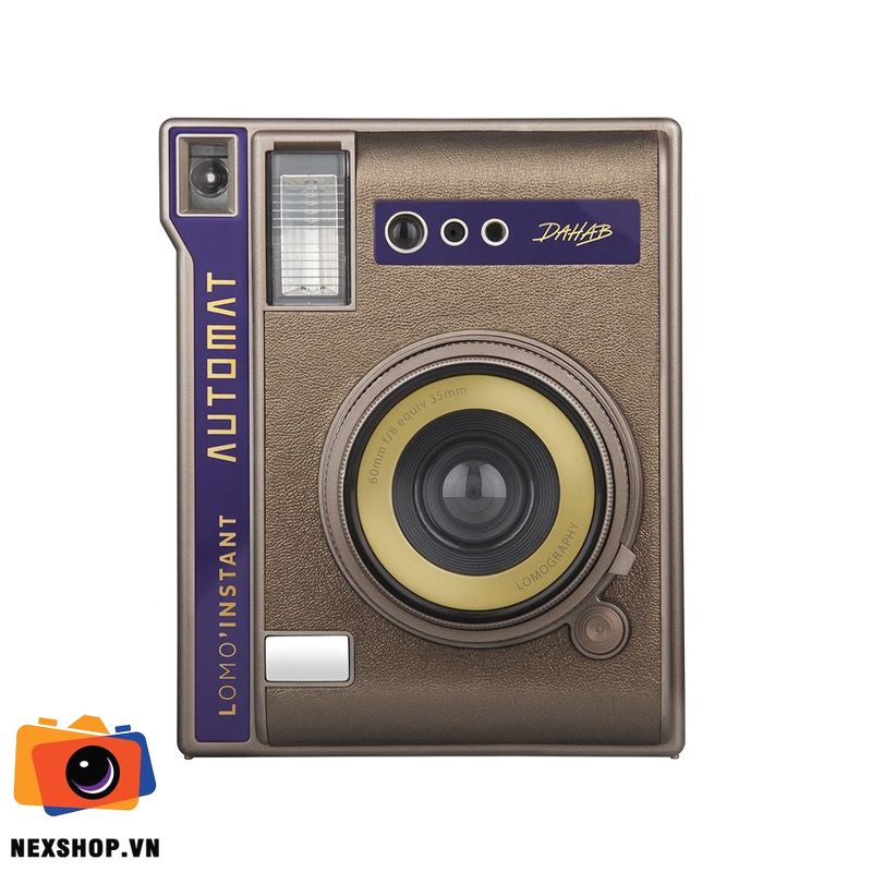 Máy Ảnh Lomo'Instant Automat Camera | Dahab | Chính hãng - mặt sau và phụ kiện đi kèm