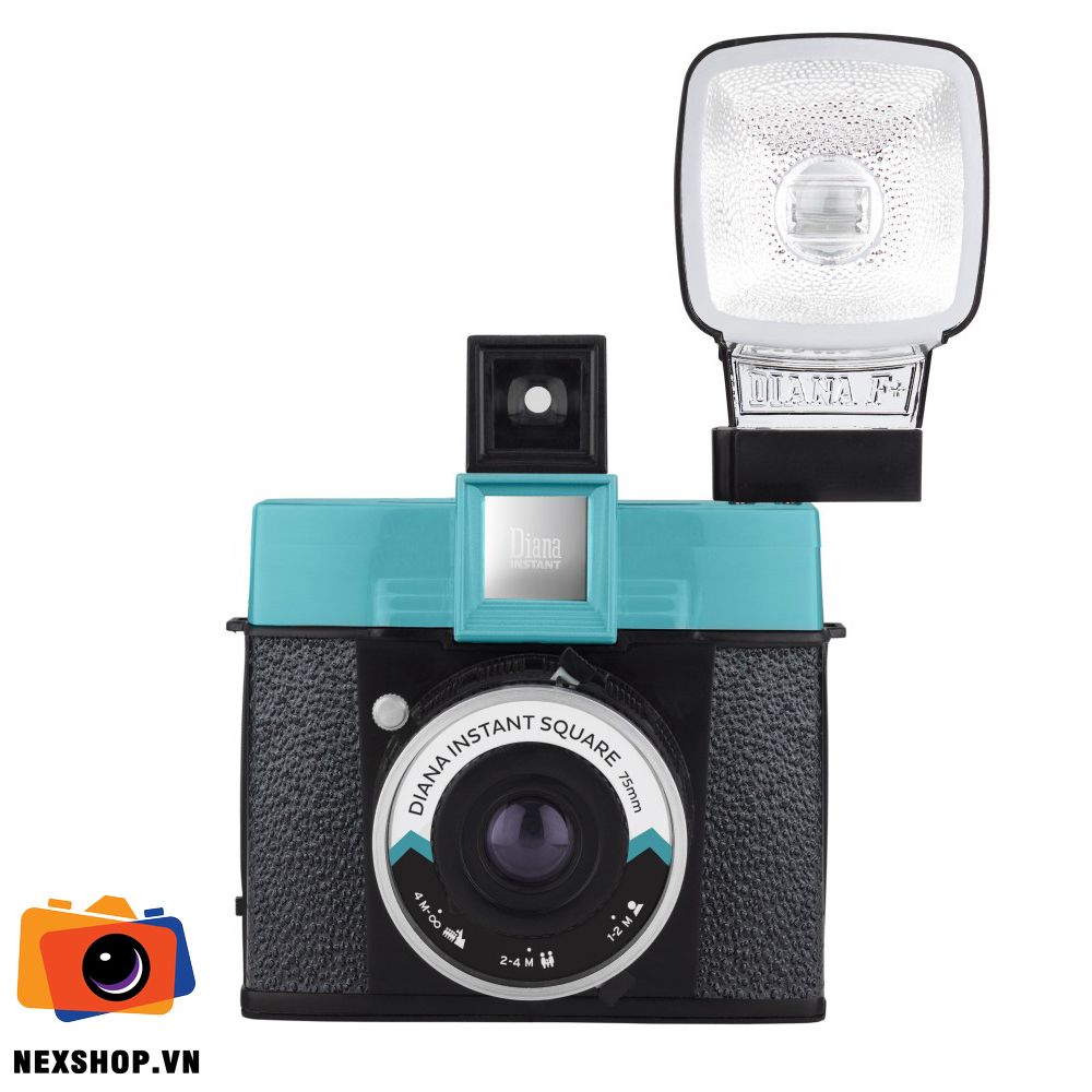 Máy Ảnh Phim Lomo Diana Instant Square Camera Kèm Flash| Chính hãng