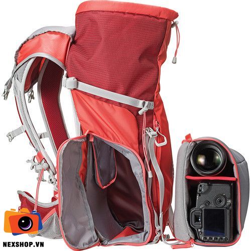 Ba lô máy ảnh Manfrotto Offroad Hiker backpack 30L màu đỏ