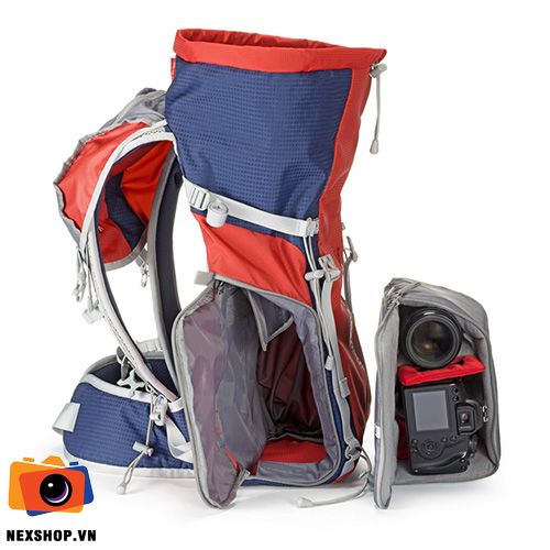 Ba lô máy ảnh Manfrotto Offroad Hiker 20L đỏ | Chính hãng - cấu hình hộp sạc