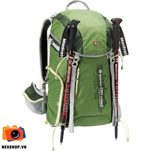 Ba lô máy ảnh Manfrotto Offroad Hiker backpack 30L màu xanh lá