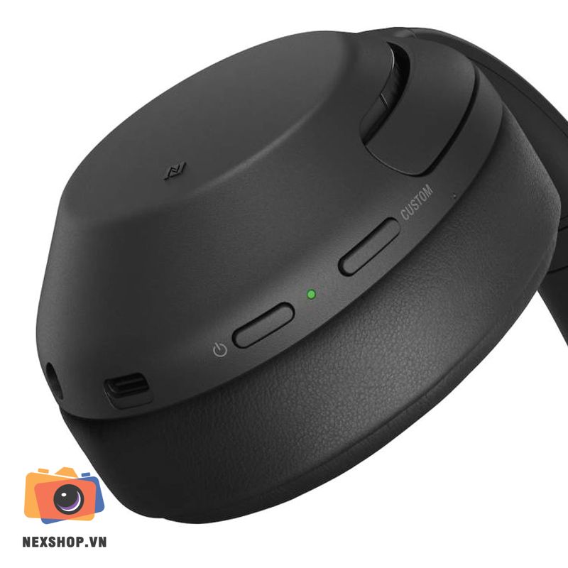 Tai nghe không dây chống ồn Sony WH-XB900N | Màu đen | Chính hãng - mặt sau và phụ kiện đi kèm