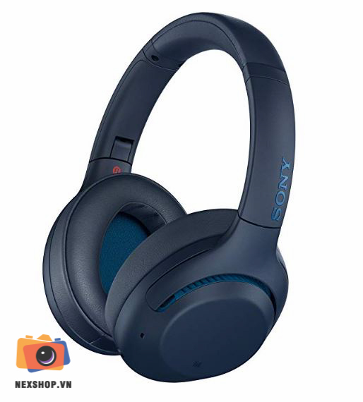 Tai nghe không dây chống ồn Sony WH-XB900N | Màu xanh | Chính hãn - thiết kế và phụ kiện