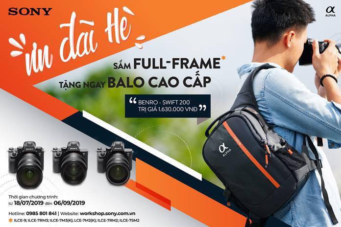 Balo Benro SWIFT 200 - phiên bản Sony Alpha | Chính hãng