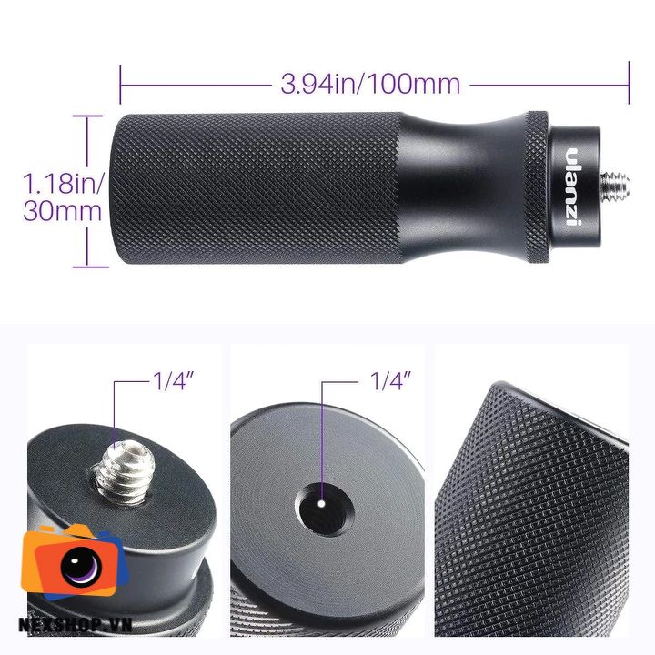 Tay cầm Ulanzi U-40 | Nhập khẩu chính hãng, độ bền cao - cấu hình hộp sạc