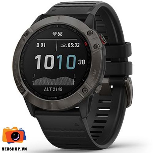 Đồng hồ thông minh Fēnix 6X Sapphire, Carbon Gray DLC | Chính hãn - thiết kế và phụ kiện