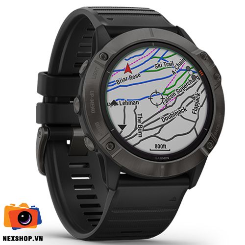 Đồng hồ thông minh Fēnix 6X - Titanium Carbon Gray DLC | Chính hã - cấu hình hộp sạc
