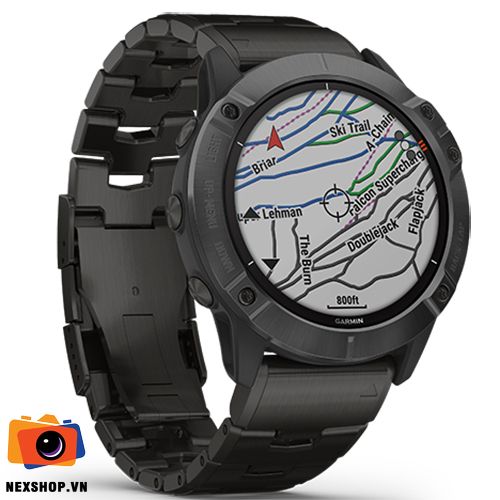 Đồng hồ thông minh Fēnix 6X Titanium Carbon Gray DLC | Chính hãng - khả năng kết nối thiết bị
