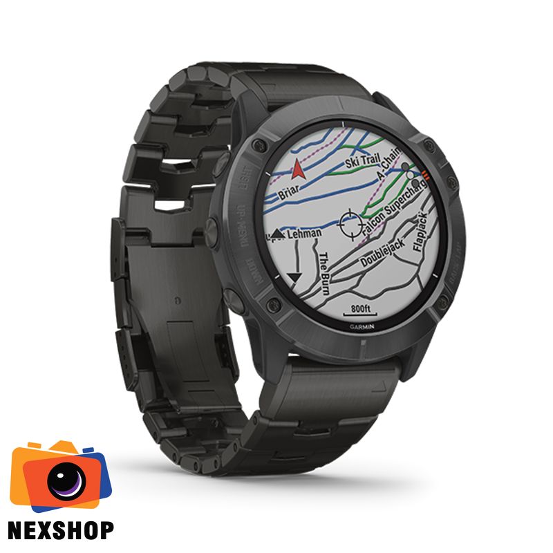 Đồng hồ thông minh Fēnix 6X Titanium Carbon Gray DLC | Chính hãng - khả năng kết nối thiết bị