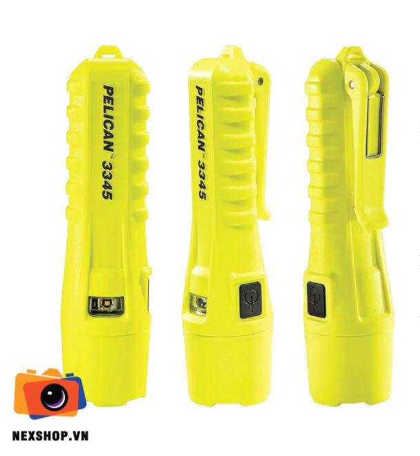 Đèn pin Pelican 3345 | Đèn pin công nghiệp | Chính hãng - mặt sau và phụ kiện đi kèm