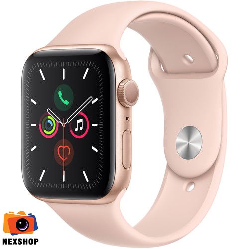 Apple Watch Series GPS, 44mm Gold Aluminium Case with Pink Sand Sport Band S/M M/L