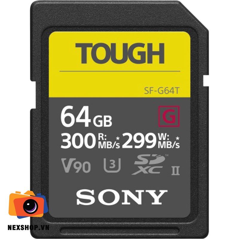 Thẻ nhớ Sony 64GB SF-G Tough Series UHS-II SDXC | Chính hãng