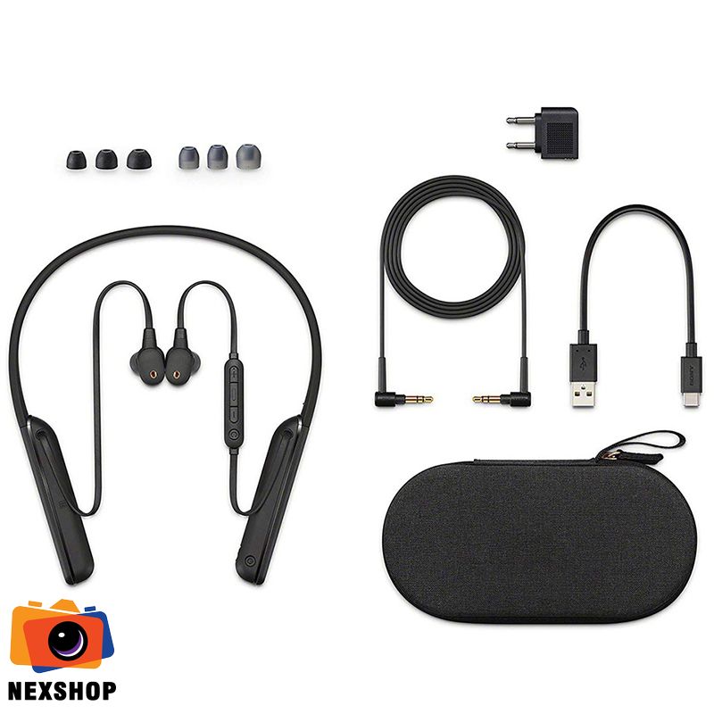 Tai nghe không dây chống ồn Sony WI-1000XM2 | Đen | Chính hãng - khả năng kết nối thiết bị