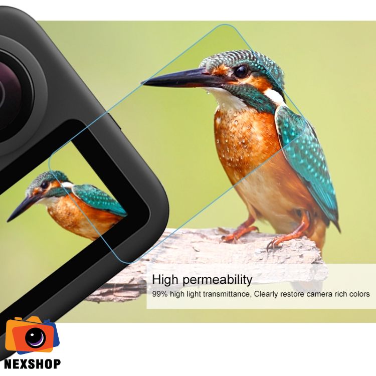 Dán màn hình cường lực cho GoPro Max.