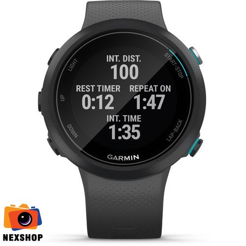 Đồng hồ sức khỏe Garmin Swim 2, GPS, SEA, Slate | Chính hãng