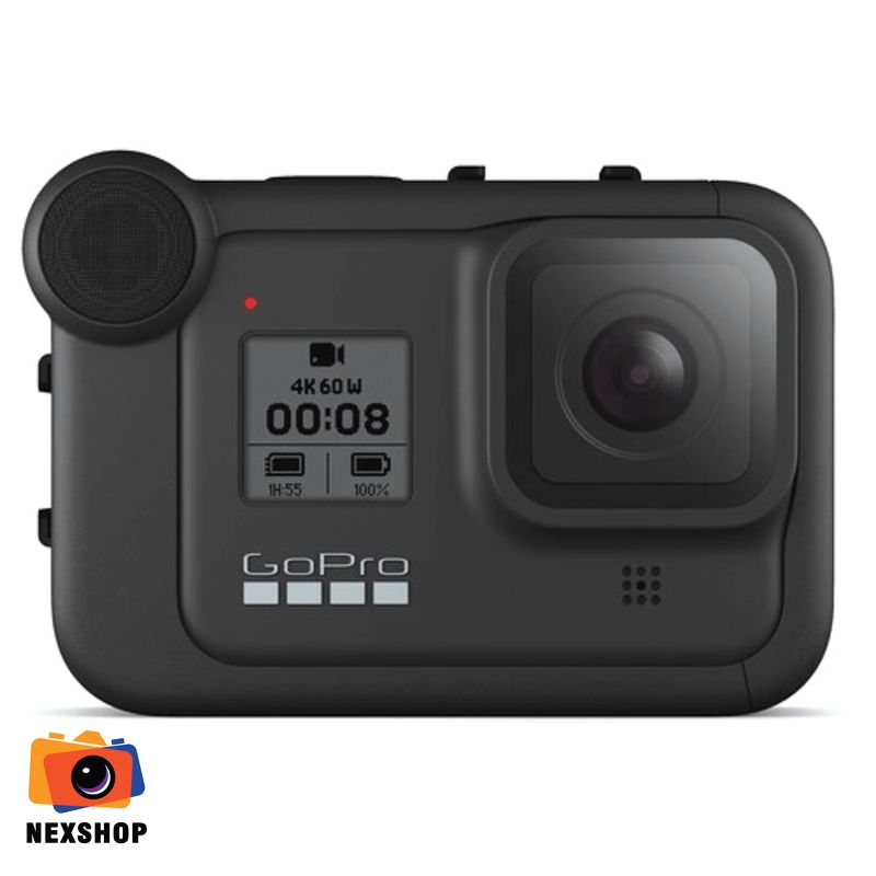 Bộ phụ kiện Media Mod cho GoPro Hero 8 Black | Chính hãng - mặt sau và phụ kiện đi kèm