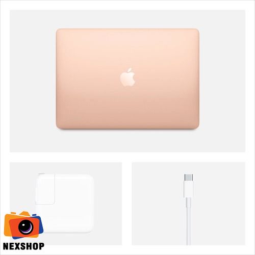 Máy tính xách tay 13-inch MacBook Air: 1.1GHz dual-core 10th-generation Intel Core i3 processor, 256GB - Gold | Chính hãng FPT